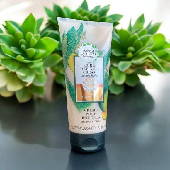Lot Of 2 Herbal Essence Bio Renew Curl Defining Cream Mango and Aloe 6.8 oz - Picture 2 of 6